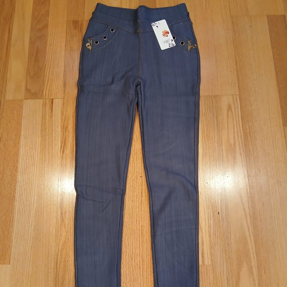 High Waisted Strecthy Thermal/Lined Pants Size S/M for Women